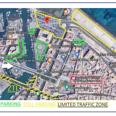 شقة Apollonion Hh Above Apollo's Temple Ortygia *